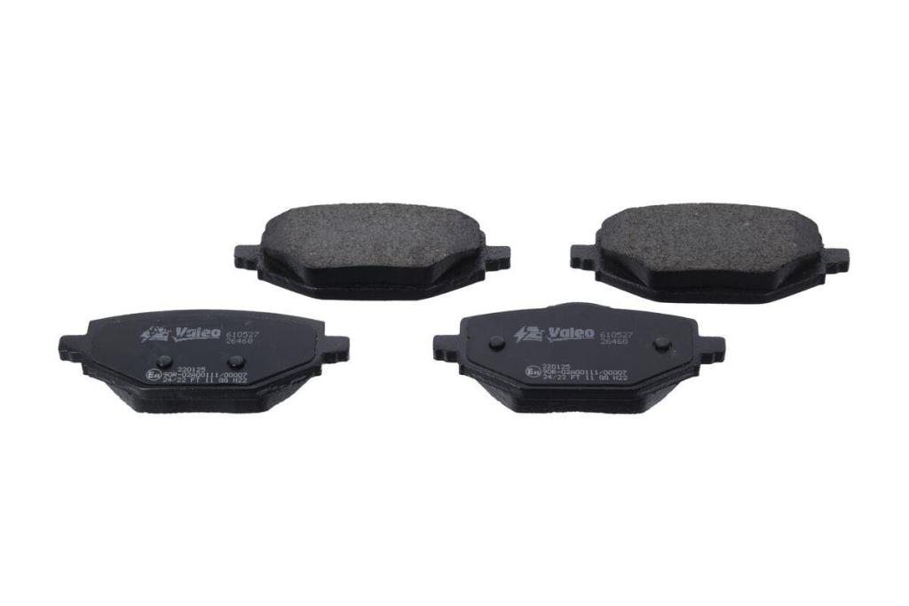Jeu de 4 plaquettes de frein VALEO ref. 610527